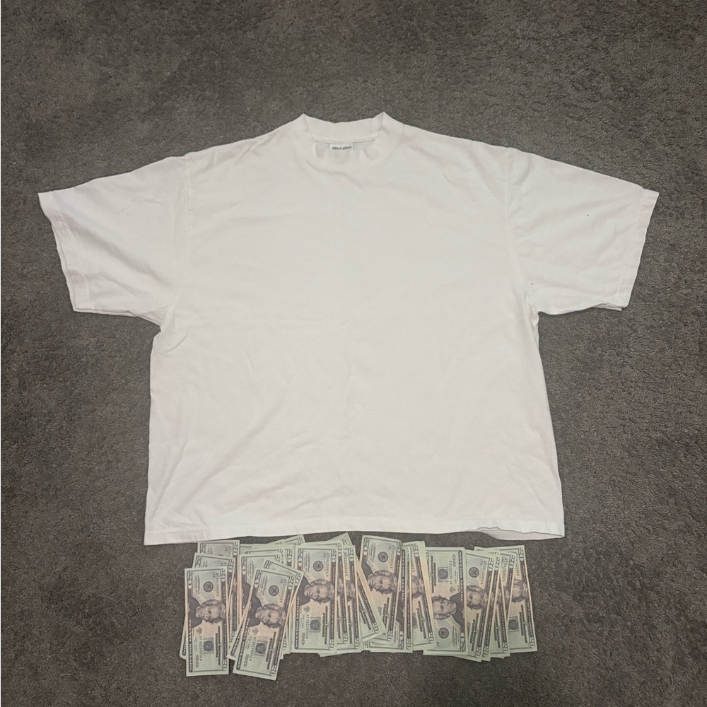 Blank White Shaka wear tee.